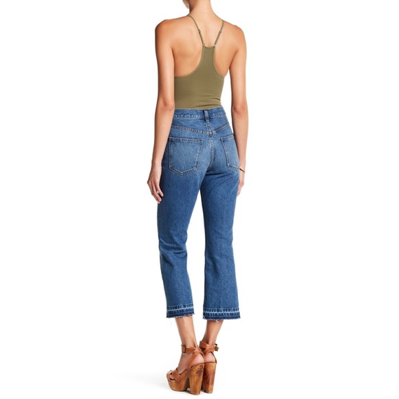 •SOLD• free people high rise release hem crop jean - Picture 3 of 5